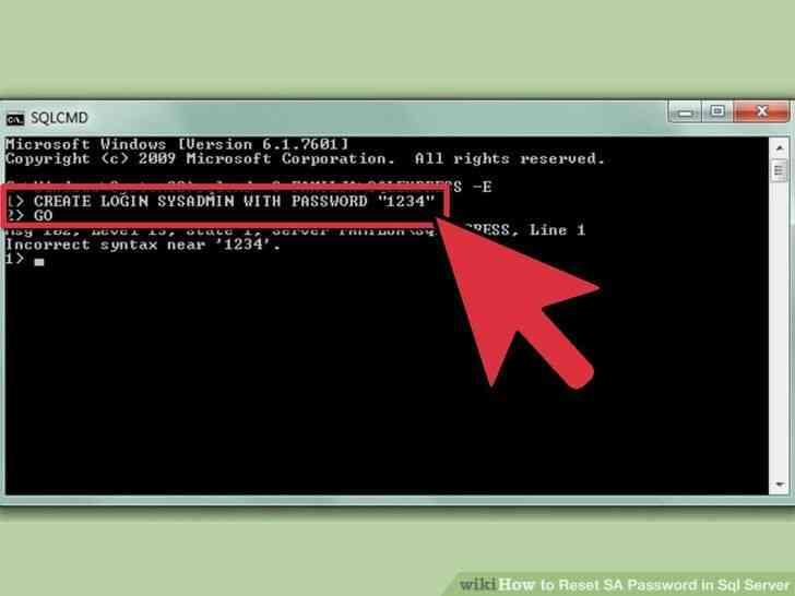 Image intitulé de Réinitialisation de Mot de passe dans Sql Server Étape 15